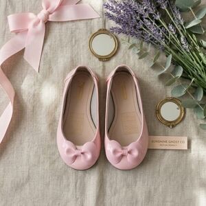 Pink Bow Kids Dress Shoes
